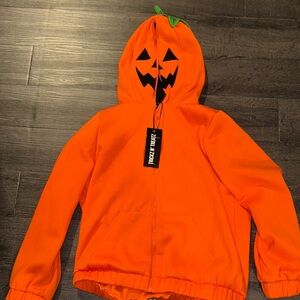 Trickz n Treatz Pumpkin Surprise Full Face Zip Hoodie